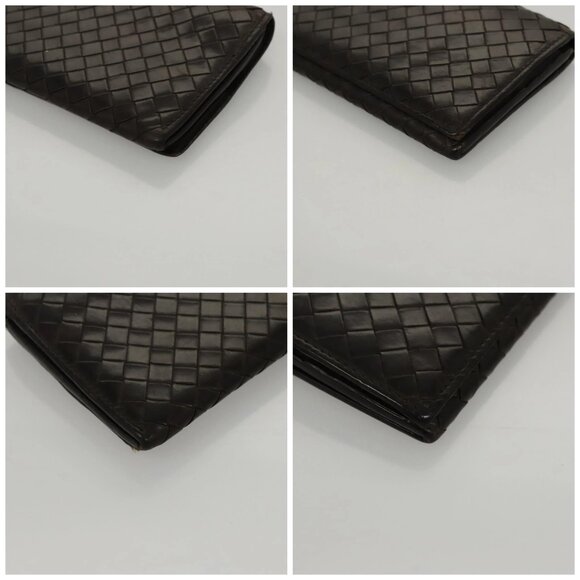 BOTTEGA VENETA INTRECCIATO Long Wallet Leather Brown 156819 Auth bs24196 - Picture 16 of 16